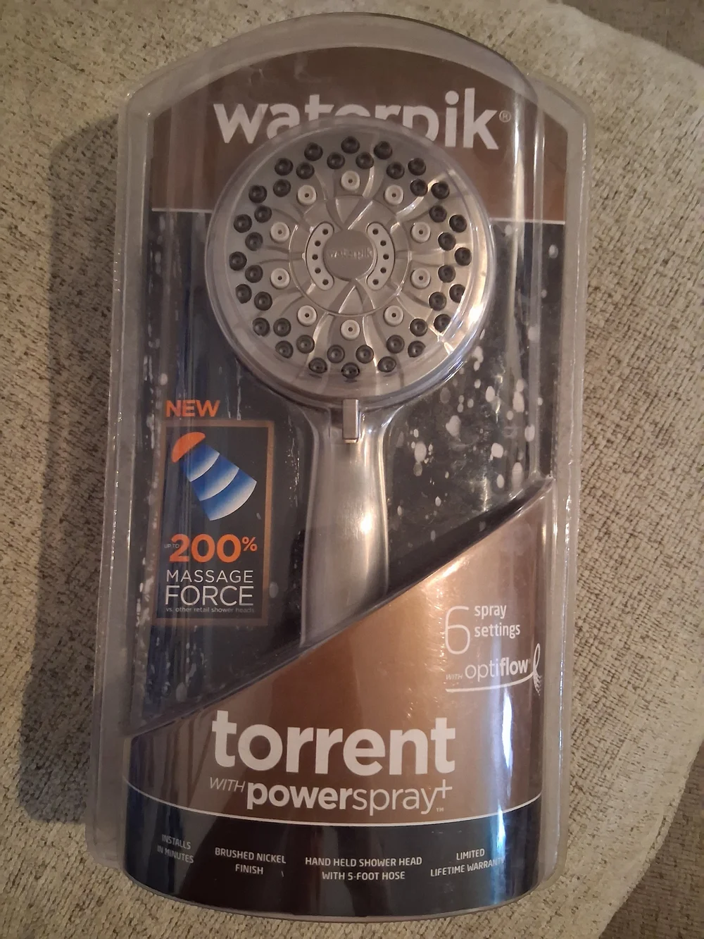 Torrent Handheld Shower Head in Brushed Nickel